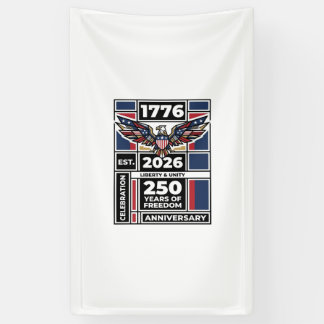 Banderoles Chemise Vintage Eagle 1776 2026 Typographie Patrio