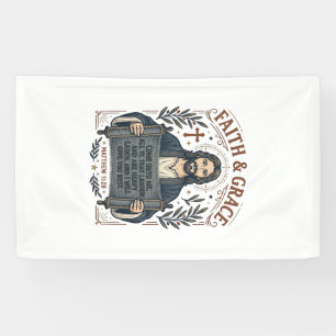 Banderoles Chemise vintage graphique chrétienne Jésus Croix P