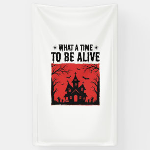 Banderoles Chemise Vintage Halloween Haunted House Quelle épo