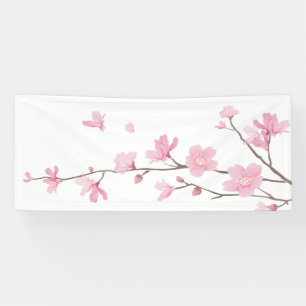 Banderoles Cherry Blossom - Arrière - plan transparent