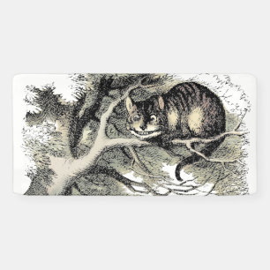 Banderoles Cheshire Chat Alice Wonderland Classic
