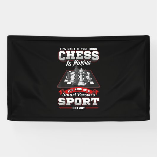 Banderoles Chess Funny (Horizontal)