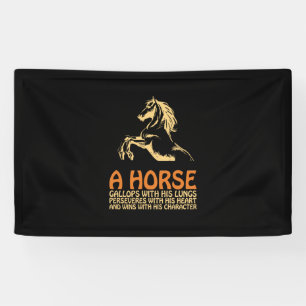Banderoles Cheval Art A Horse Gallops