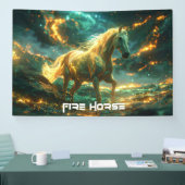 BANDEROLES CHEVAL DE FEU - ZODIAQUE CHINOIS - (Salon professionnel)