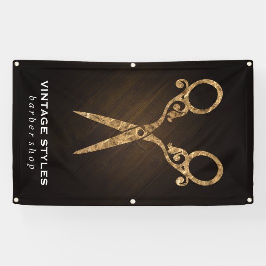 Banderoles Cheveux | Signalisation Ornate / Or (Horizontal)