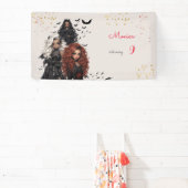 Banderoles Chic glam gothique effrayant filles fête d'anniver (Insitu)