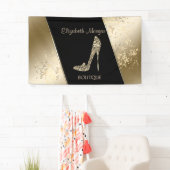 Banderoles Chic moderne, Lumineux, Diamants talons hauts (En situation)