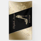 Banderoles Chic moderne, Lumineux, Diamants talons hauts (Vertical)