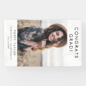 Banderoles Chic Typographie Fêtes Grad Photo Grad Grad (Horizontal)