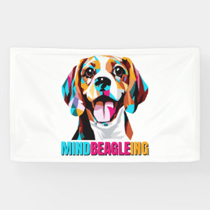 Banderoles Chien Beagle de l'état d'esprit