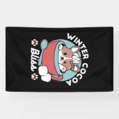 Banderoles Chien dans la Mug Festive pour Vibes de vacances - (Horizontal)