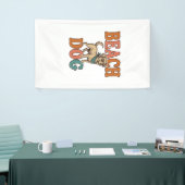 Banderoles Chien de plage gravure vintage conception graphiqu (Salon professionnel)