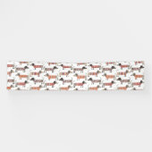 Banderoles Chien de saucisse Dachshund (Horizontal)