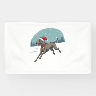 Banderoles Chien Greyhound Festive Sprint