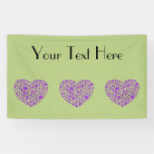 Banderoles Chien Paws, Chiot Paws, Animal Paws, Coeur, Animal (Horizontal)