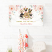 Banderoles Chiens flous Chiens marionnettes Anniversaire Fill (En situation)