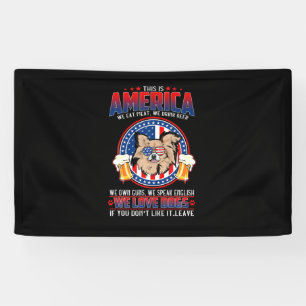Banderoles Chihuahua Chig Cette 4 juillet Américaine