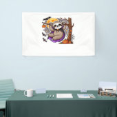 Banderoles Chill Thrills Halloween Sloth T-Shirt surdimension (Salon professionnel)