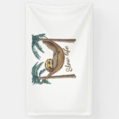 Banderoles Chillin' Sloth dans un hamac T-shirt surdimensionn (Vertical)