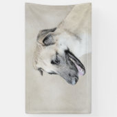 Banderoles Chinook (oreilles d'hélicoptère) Peinture - Chien  (Vertical)