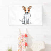 Banderoles Chiot Kawaii Basenji (En situation)