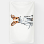 Banderoles Chiot Kawaii Basenji (Vertical)