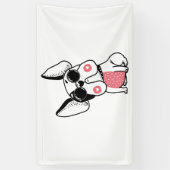 Banderoles chiot mignon (Vertical)