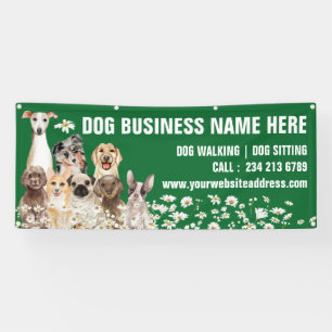 Banderoles Chiots Marguerite Herbe Floral Botanique Toilettag
