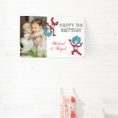 Banderoles Chose Une Chose Deux Jumeaux Anniversaire Ajouter  (Insitu)