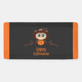 Banderoles Chouette/Automne/Automne/Halloween/citrouille (Horizontal)