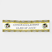 Banderoles Chouette de graduation en dessin mignonne avec Cas (Horizontal)