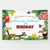 Banderoles Chouette Toucan Oiseaux d'été Oiseaux d'été (Horizontal)