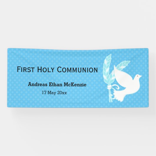 Banderoles Christening * choisir la couleur de l'arrière - pl (Horizontal)