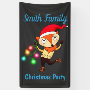 Banderoles Christmas Dancing Fox Custom