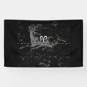Banderoles Chrome comme Aries Zodiac Connexion Hevelius