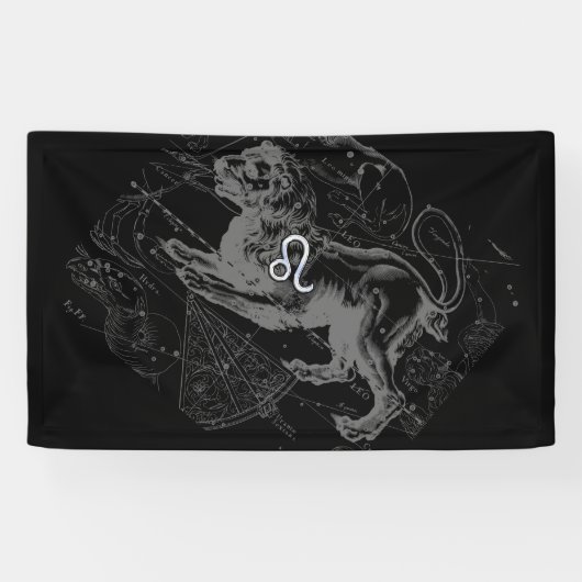 Banderoles Chrome comme Leo Zodiac Connexion Hevelius (Horizontal)