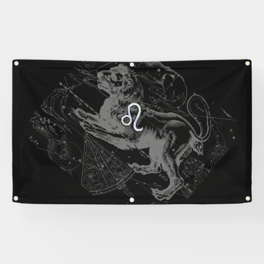 Banderoles Chrome comme Leo Zodiac Connexion Hevelius (Horizontal)