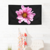 Banderoles Chrysanthemum Flower bnrm (En situation)