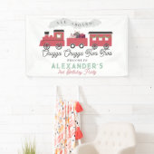 Banderoles Chugga Chugga Deux Deux Train de Noël 2e Anniversa (En situation)