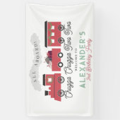 Banderoles Chugga Chugga Deux Deux Train de Noël 2e Anniversa (Vertical)