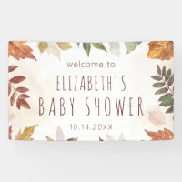 Chute Foliage Aquarelle Affiche de bienvenue d'aut