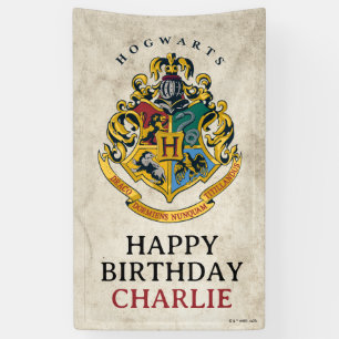 Banderoles Cimier de Poudlard Harry Potter Anniversaire