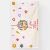 Banderoles Cinq Est Une Vibration Boule À Facettes 5ème Anniv (Vertical)