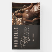 Banderoles Cinquante ans et Fabuleuse Fête d'anniversaire Gla (Verticale)