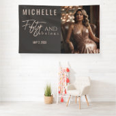 Banderoles Cinquante ans et Fabuleuse Fête d'anniversaire Gla (Insitu)