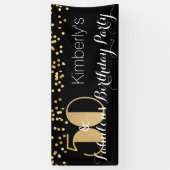 Banderoles Cinquante et fabuleuse fête du 50e anniversaire (Vertical)