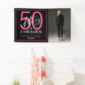 Banderoles Cinquante & Fantastique Script 50e Anniversaire Ph (En situation)