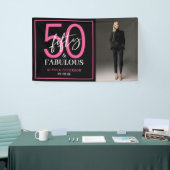 Banderoles Cinquante & Fantastique Script 50e Anniversaire Ph (Salon professionnel)
