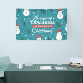 Banderoles Citation des neigeurs de Noël et souvenirs chéris (Salon professionnel)