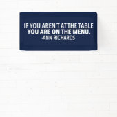 Banderoles Citation politique motivationnelle par Ann Richard (Insitu)